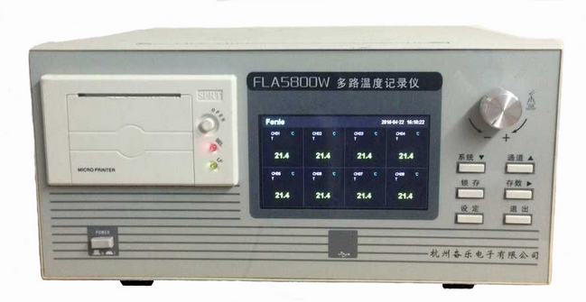 FLA5800W多路溫度記錄儀（可手動或自動打印測試數(shù)據(jù)，選配USB接口）